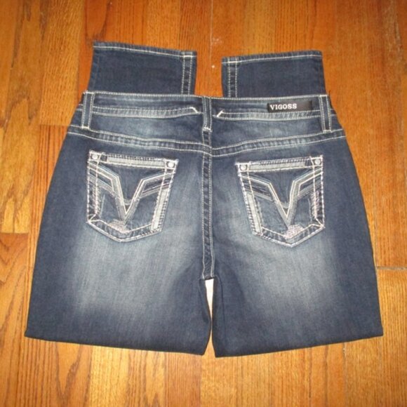 VIGOSS Capri Mid-Rise Jeans - Picture 1 of 11